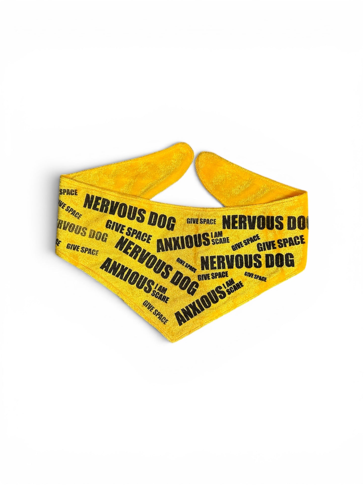 Anxious, Nervous Dog Warning Bandanna 2