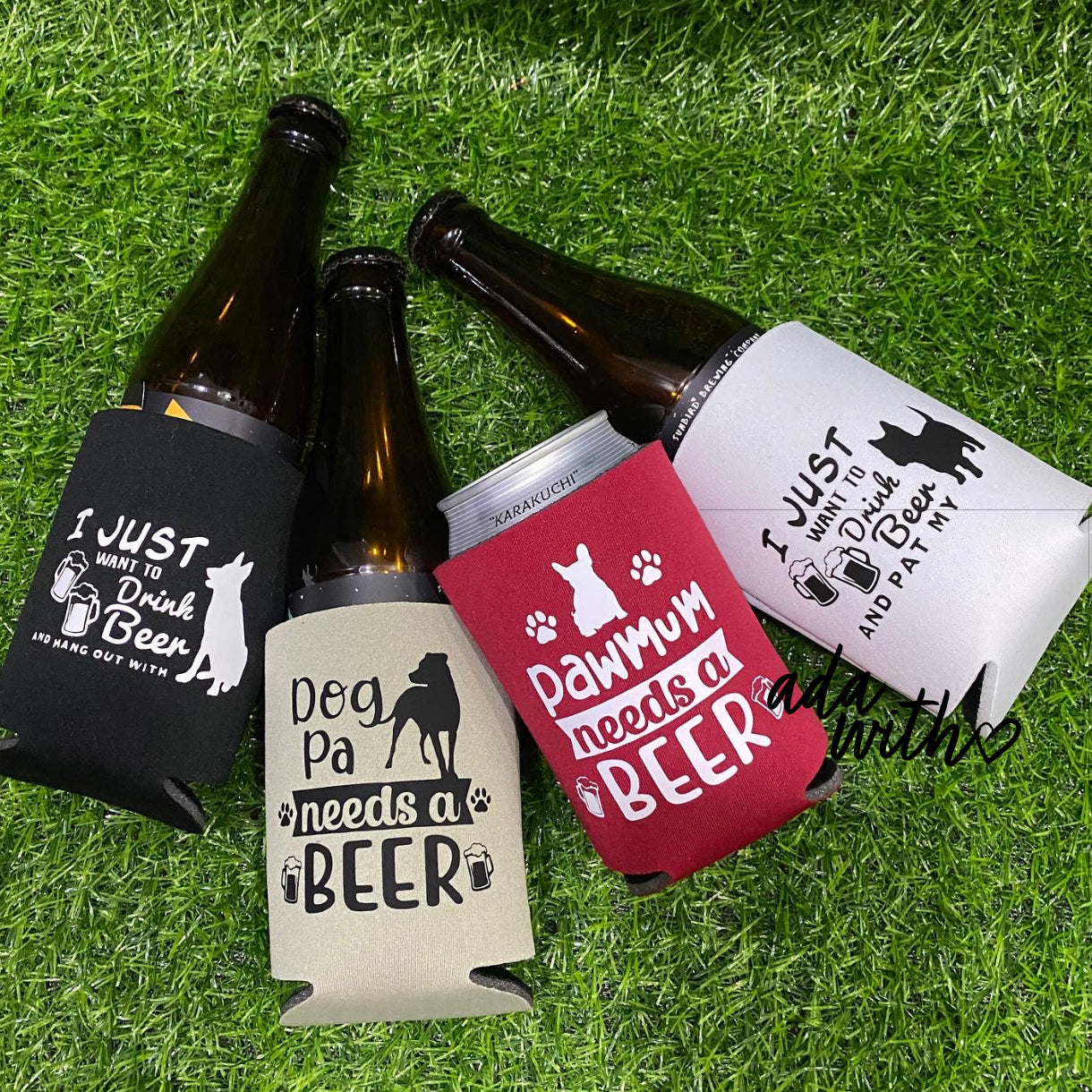 Dog Pawrent Koozie