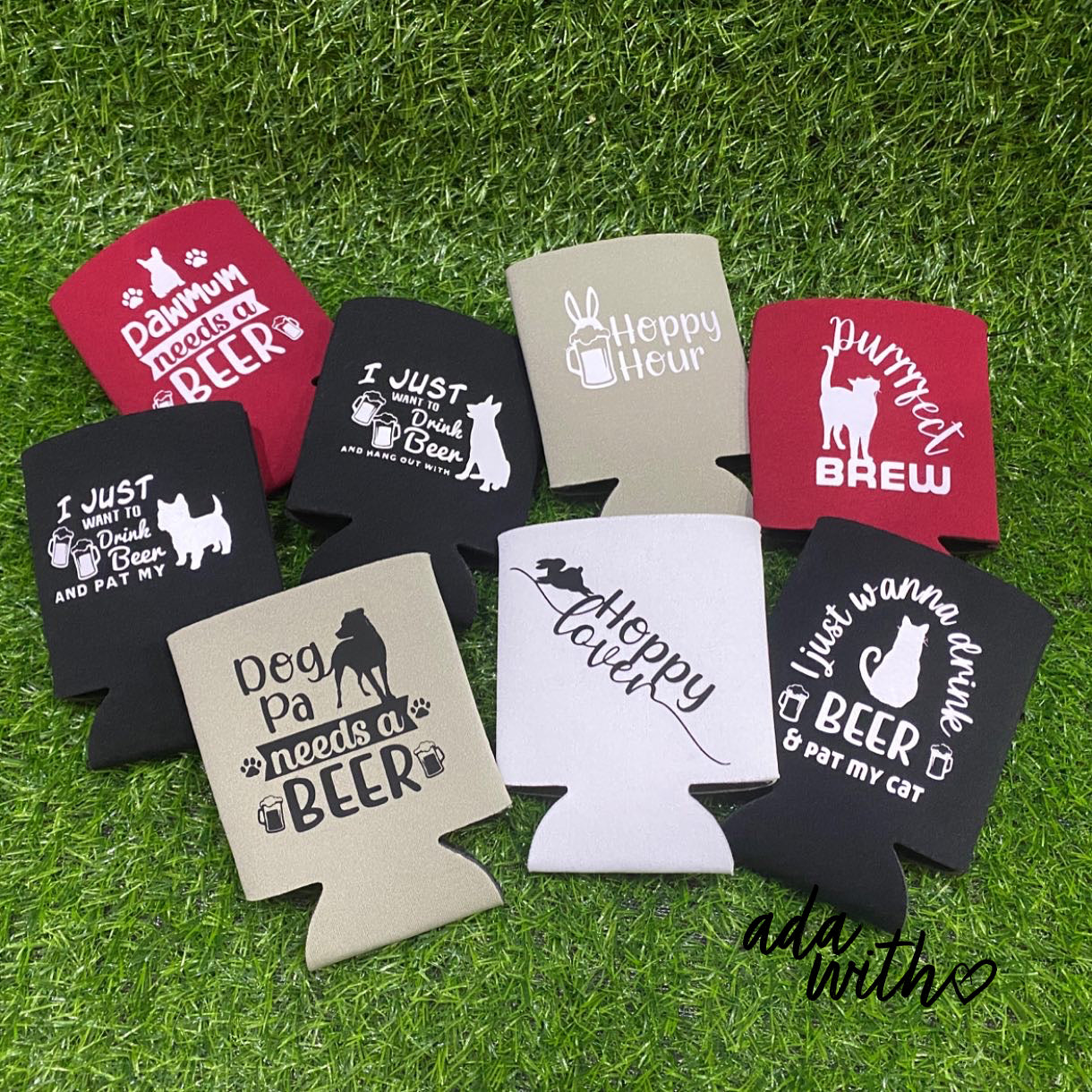 Dog Pawrent Koozie