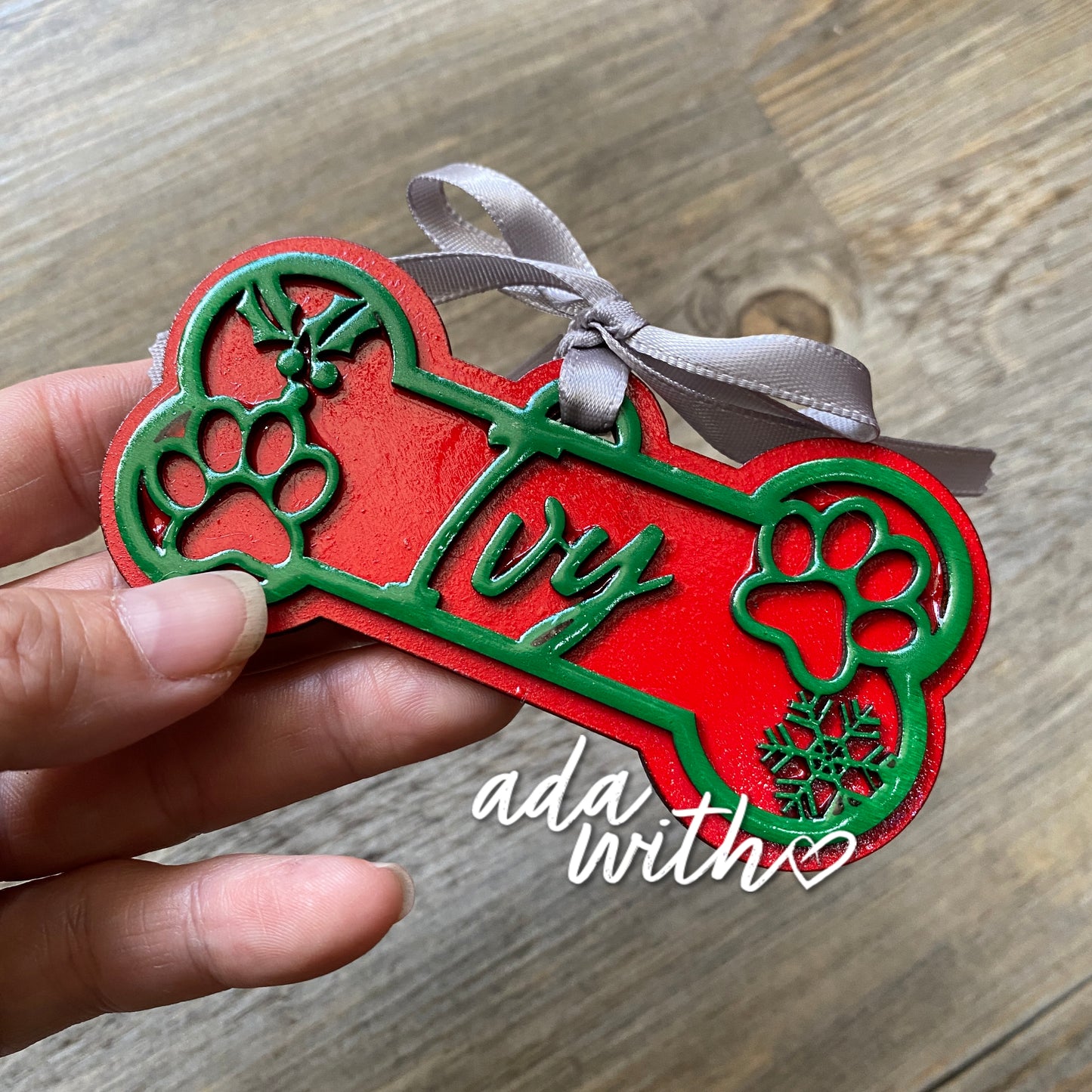 Doggy Bone Christmas Ornaments